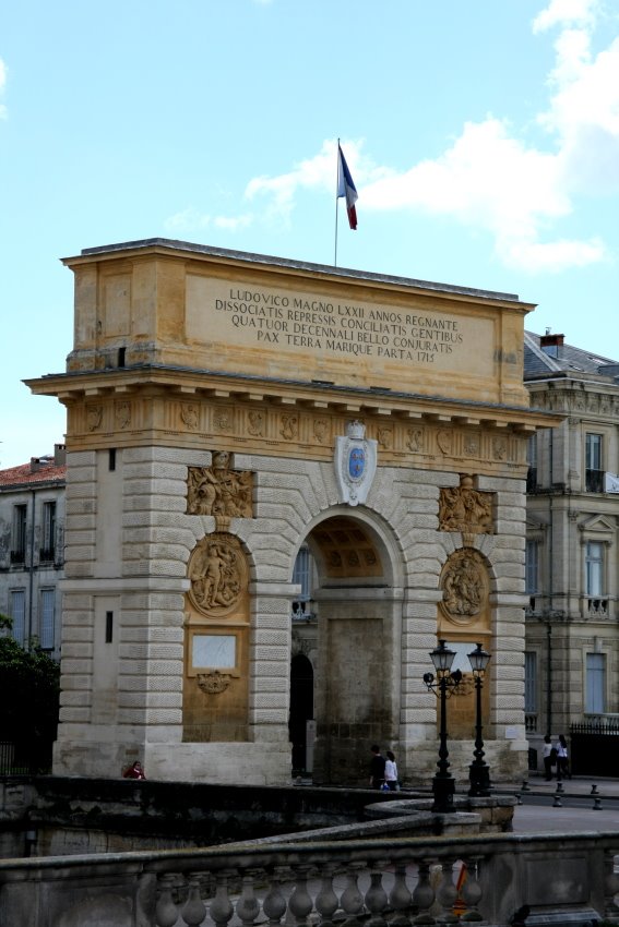 Porte du Peyrou in Montpelliers Altstadt