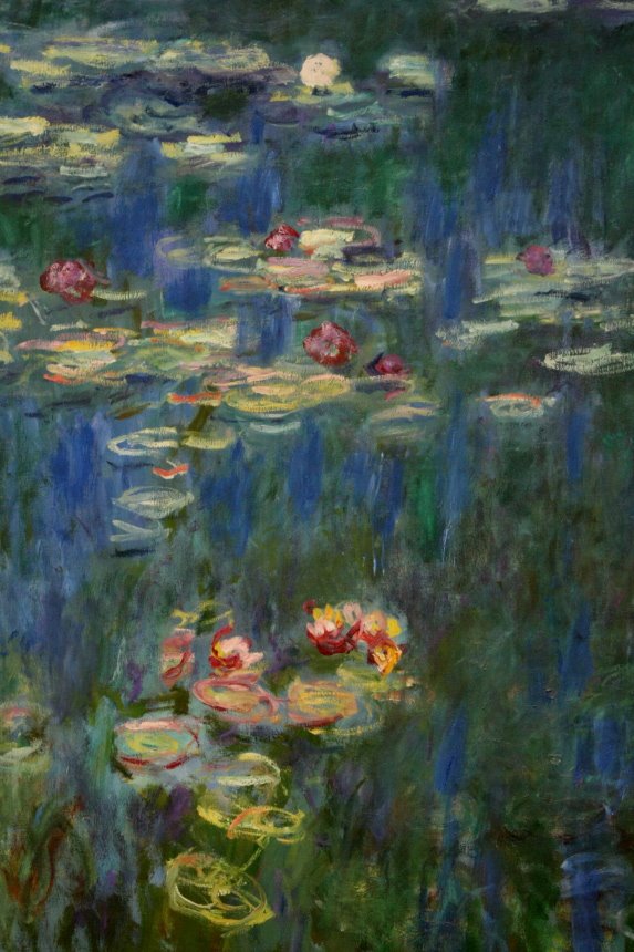 Seerosen-Bilder von Claude Monet im Musée de l'Orangerie in Paris