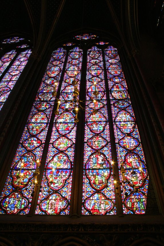 Kirchenfenster in der Sainte-Chapelle