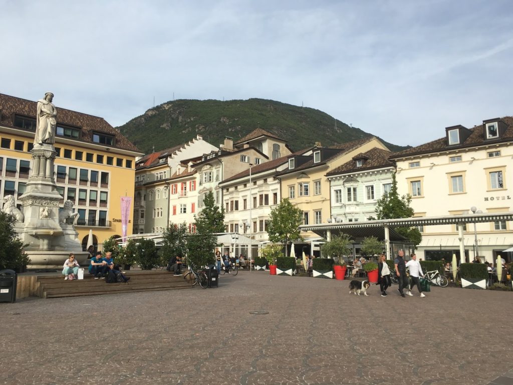 Bozener Marktplatz in Südtirol