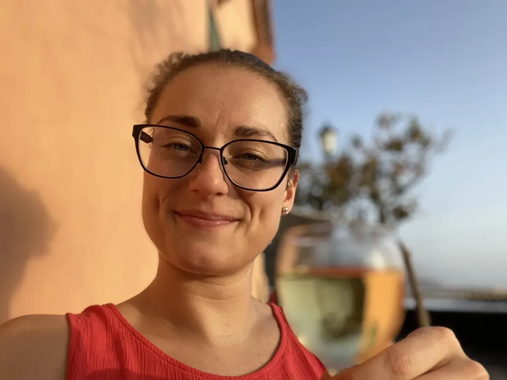 Texterin Monika Weber auf La Palma in Puerto de Tazacorte
