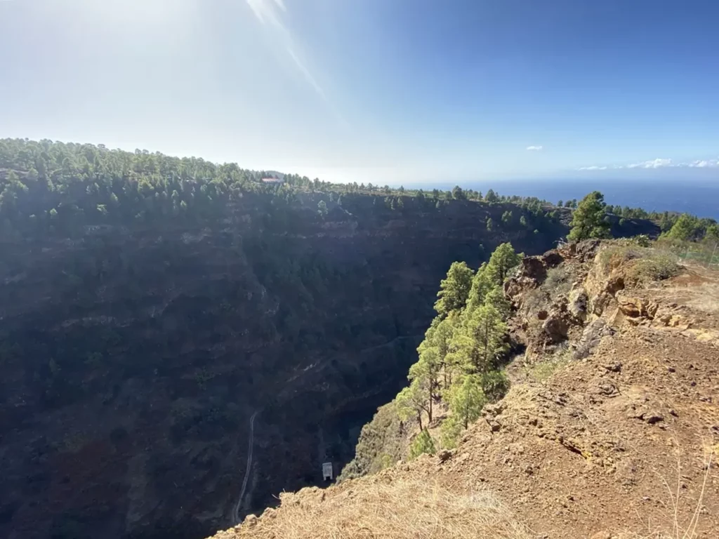 Der Barranco Izcagua auf La Palma beeindruckt durch seine schieren Ausmaße