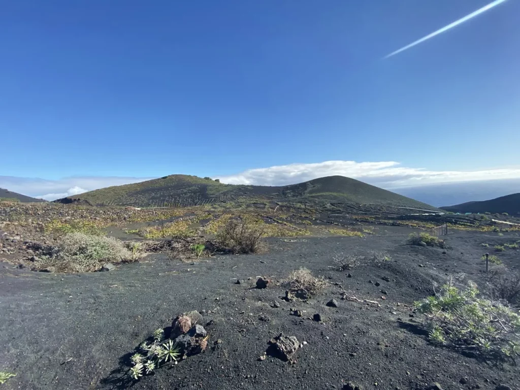 Die Vulkanroute führt durch die Vulkan-Landschaft von La Palma