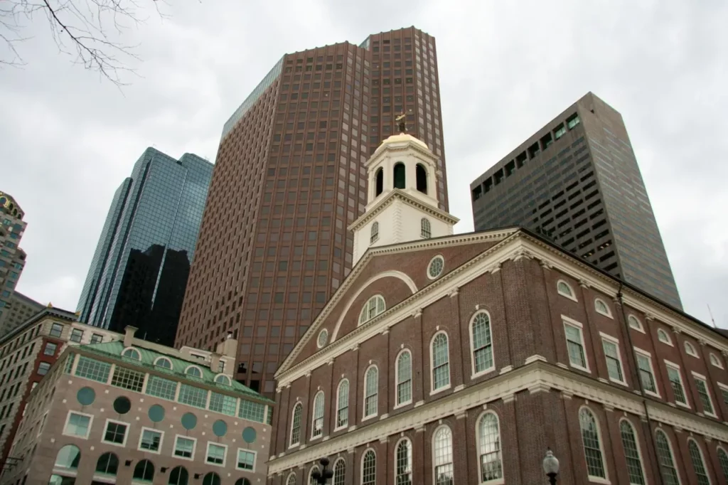 Das Old State House ist das alte Rathaus von Boston.