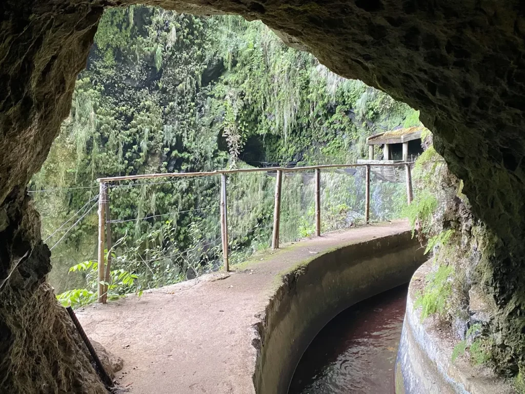 Tunnelausgang einer Levada