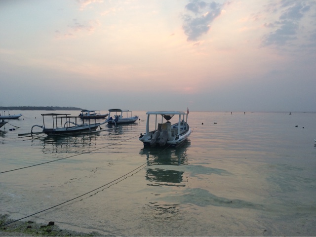 Fischerboote auf Nusa Lembongan